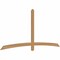 Ekena Millwork Bellingham Timber Gable Bracket, Western Red Cedar, 96"W x 44"H x 1 1/2"D x 3 1/2"F, 11/12 Pitch GBW096X44X0204BEL00SWR - alternate 5